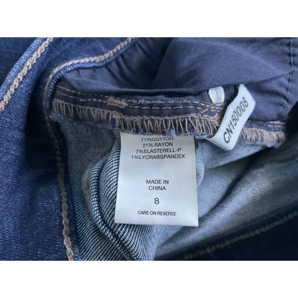 NY&C Women's High Waist  Super Skinny Jeans  blue Size 8 - Picture 6 of 7